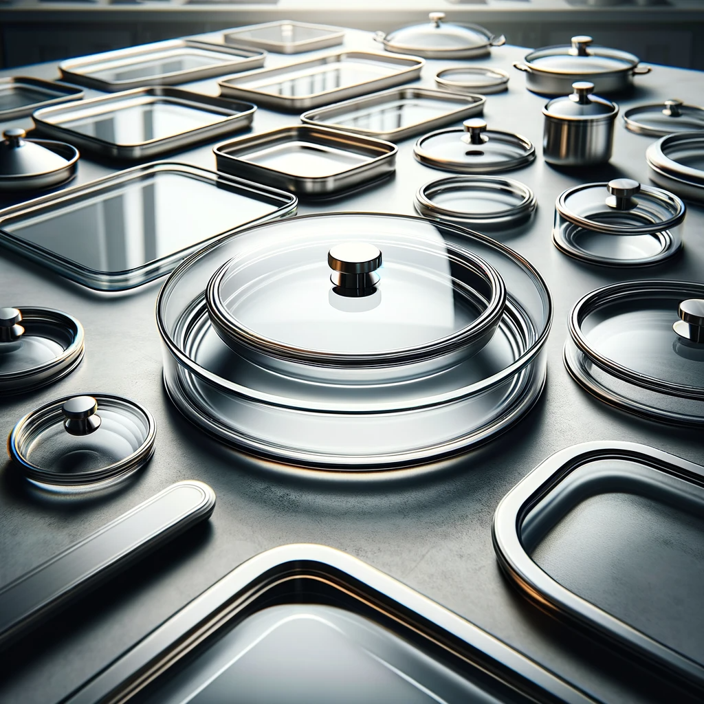 news glass lid types
